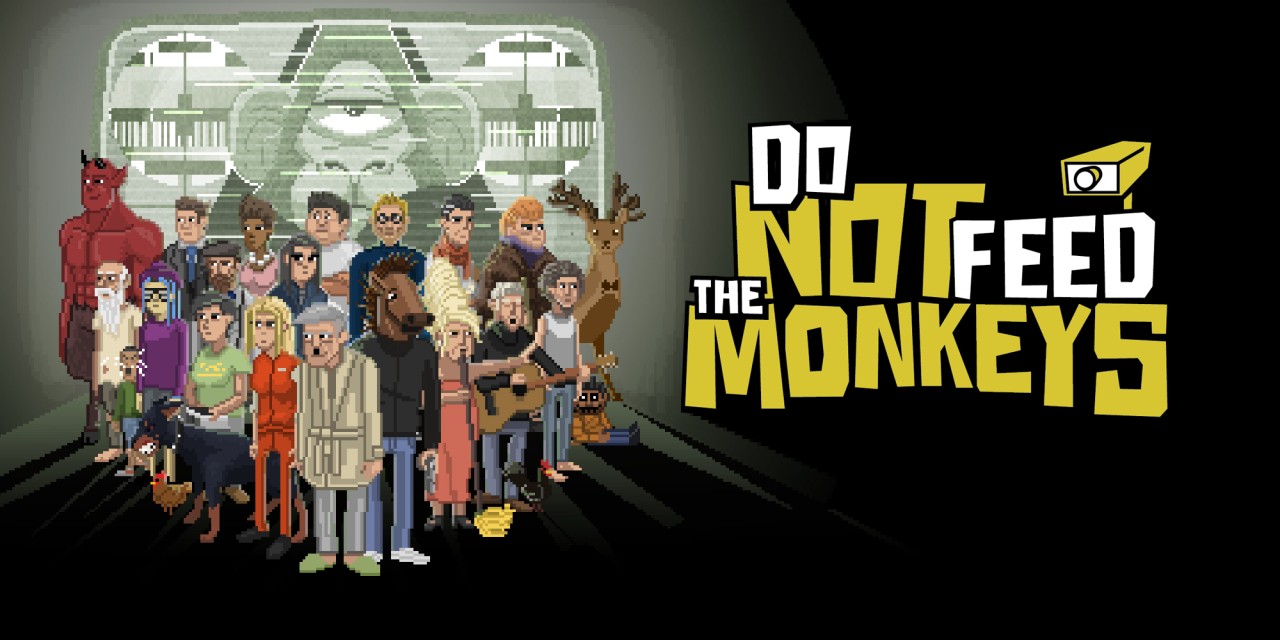 Do Not Feed The Monkeys title screen for Nintendo Switch