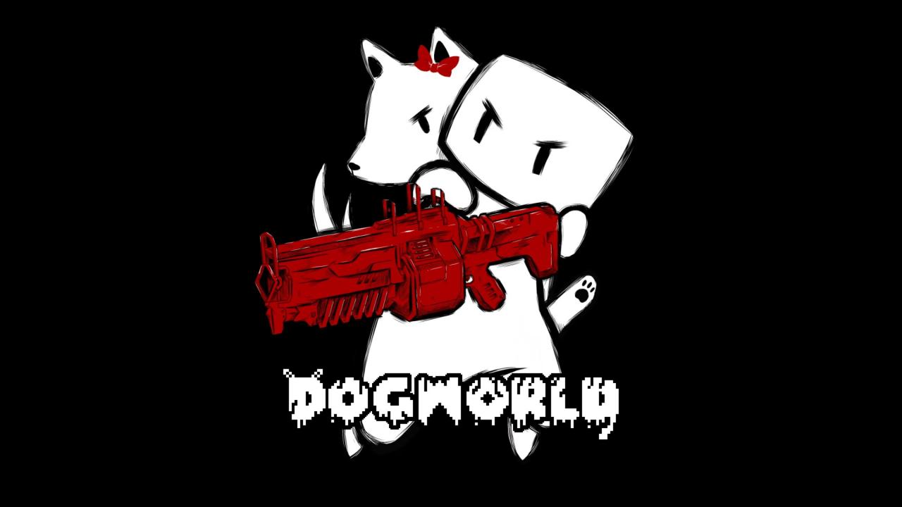 Dogworld title screen for Nintendo Switch
