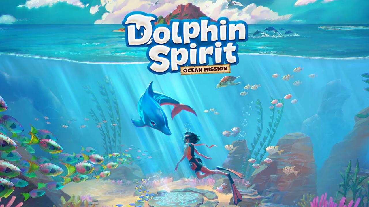 Dolphin Spirit: Ocean Mission title screen for Nintendo Switch