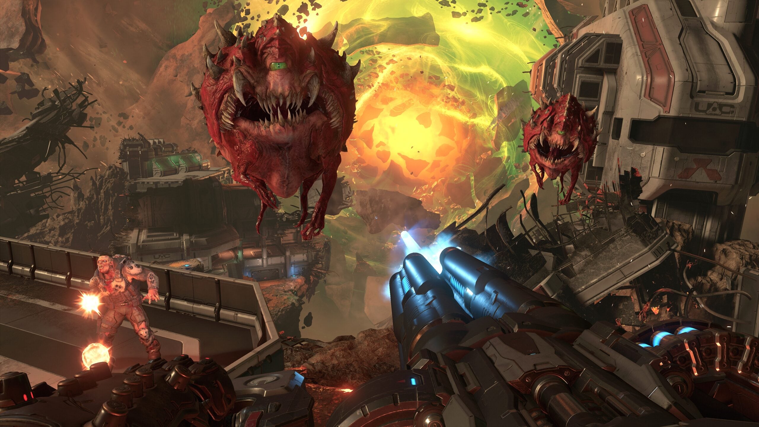 Doom Eternal title screen for Nintendo Switch