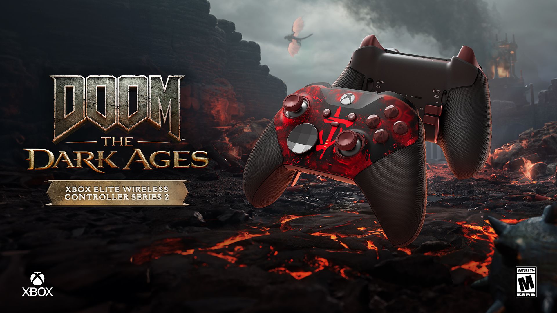 Doom Slayers Club Wireless Controller title screen for Nintendo Switch