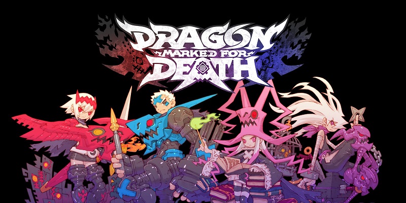 Dragon Marked For Death title screen for Nintendo Switch