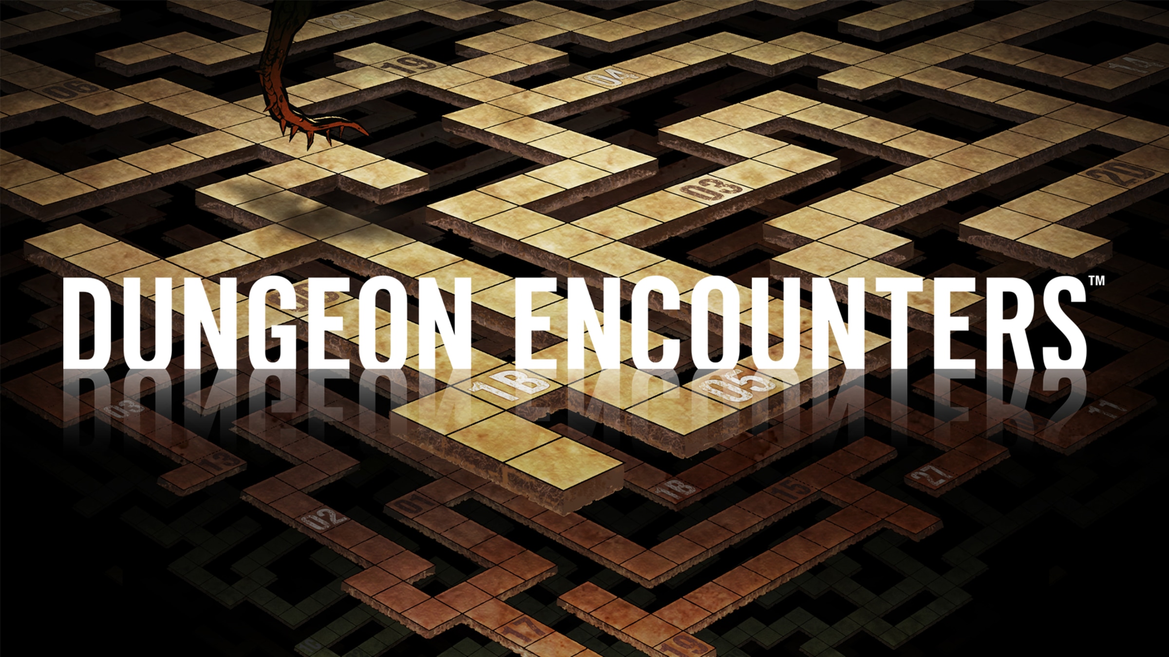 Dungeon Encounters title screen for Nintendo Switch