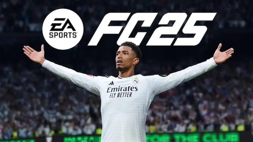 EA Sports FC 25 title screen for Nintendo Switch