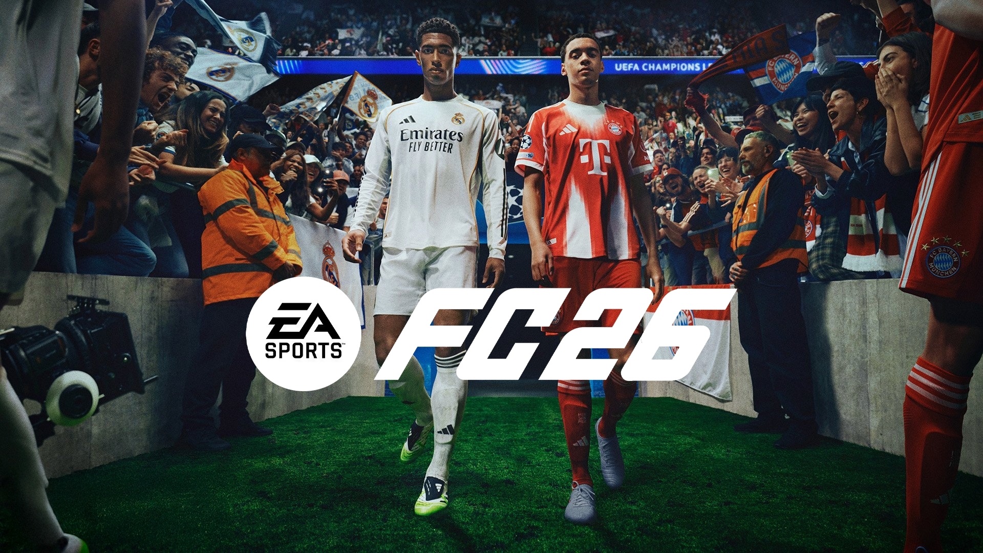 EA Sports FC 26 title screen for Nintendo Switch