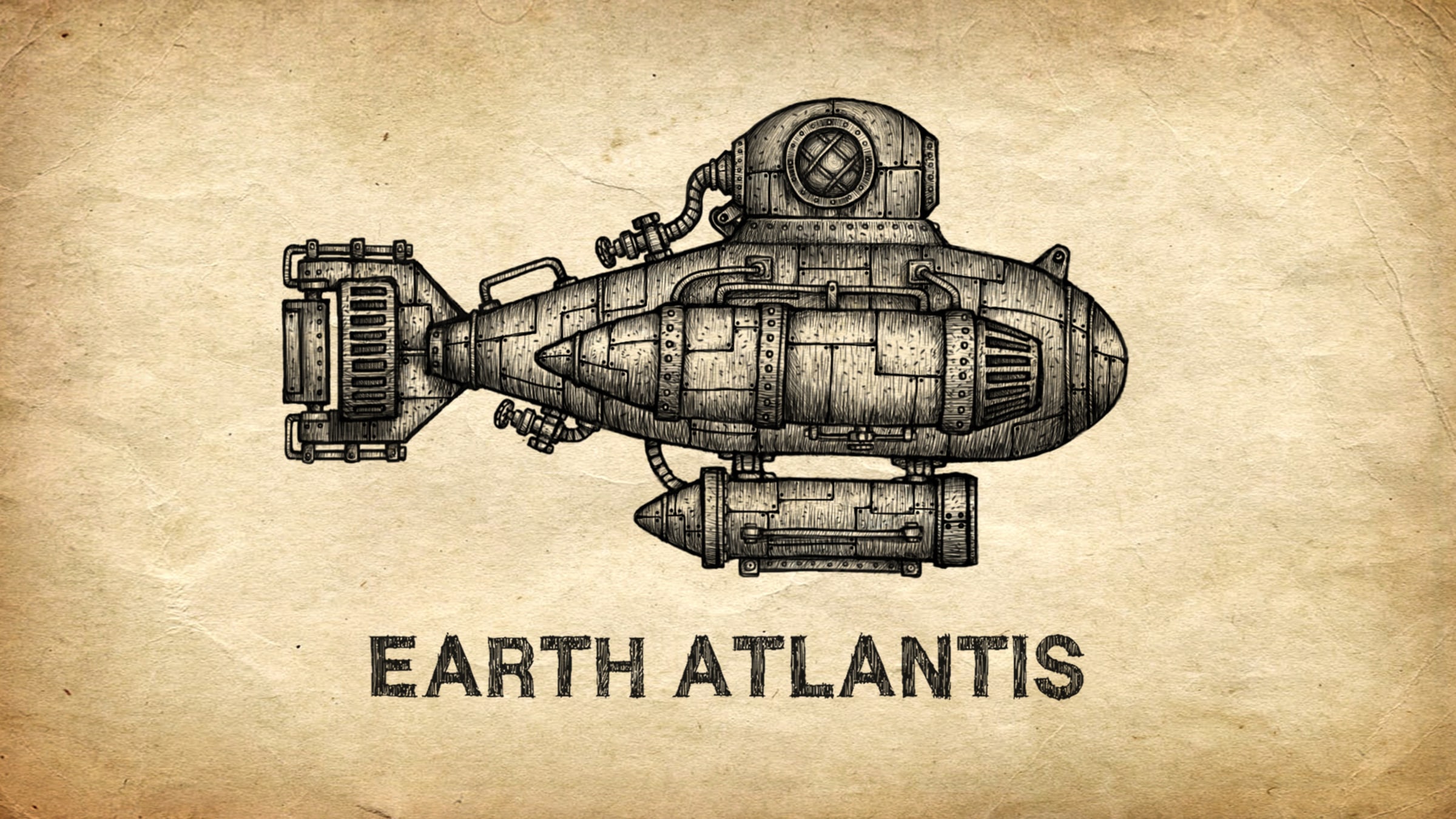 Earth Atlantis title screen for Nintendo Switch