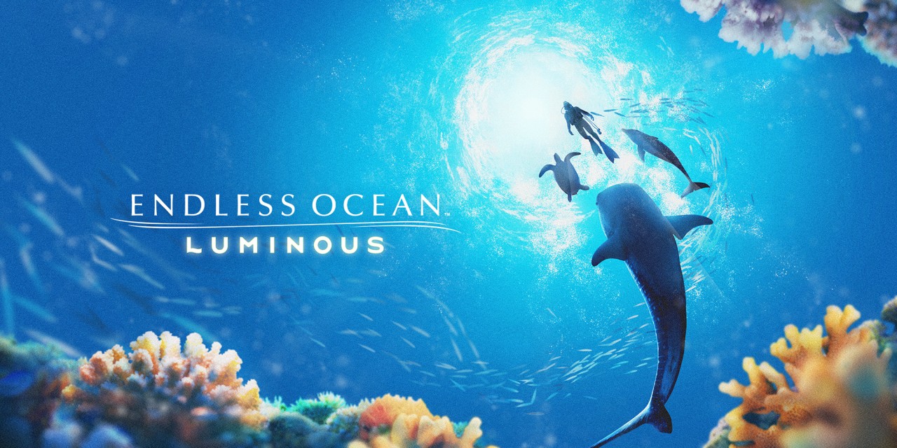 Endless Ocean Luminous title screen for Nintendo Switch