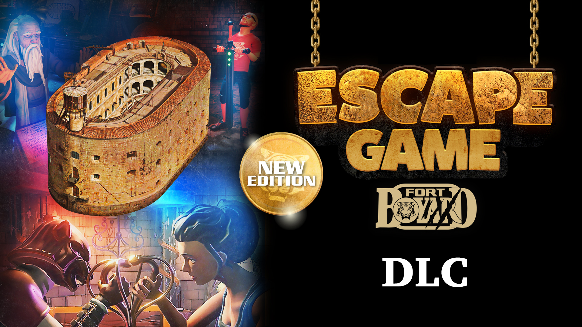 Escape Game Fort Boyard title screen for Nintendo Switch