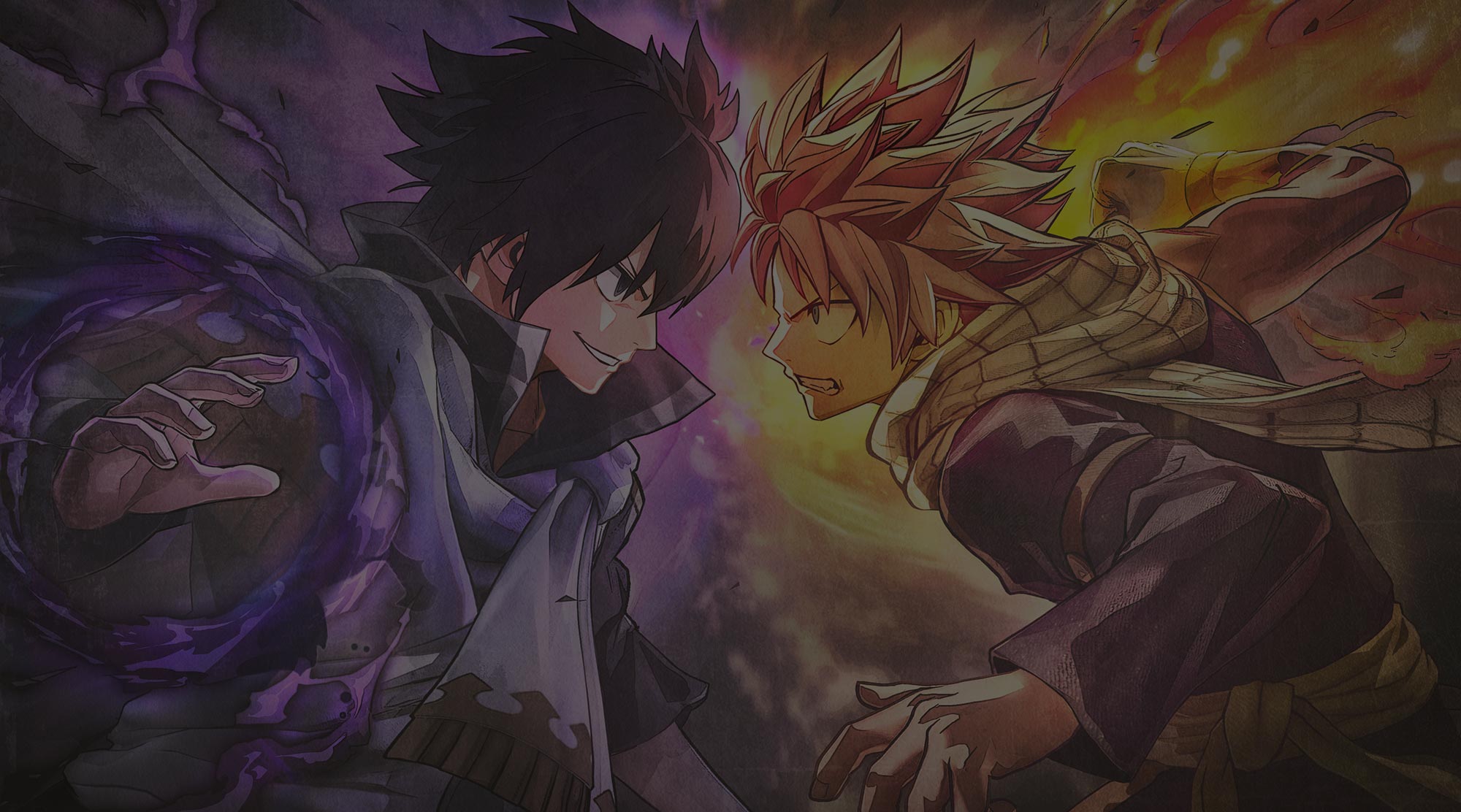 Fairy Tail 2: Guild Box title screen for Nintendo Switch