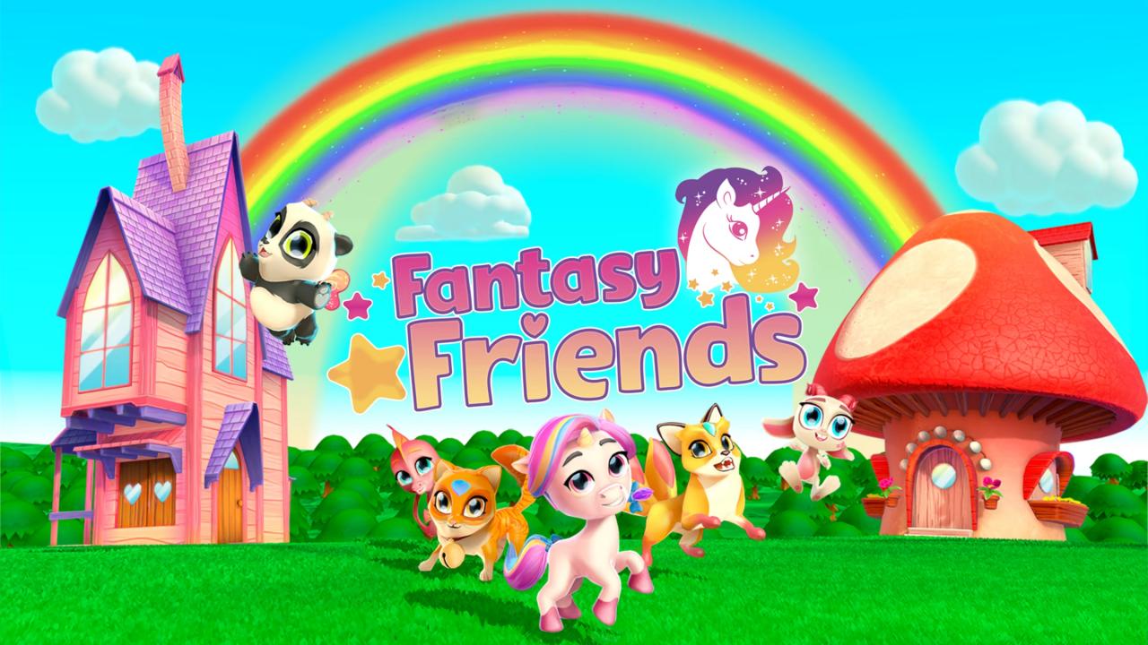 Fantasy Friends title screen for Nintendo Switch