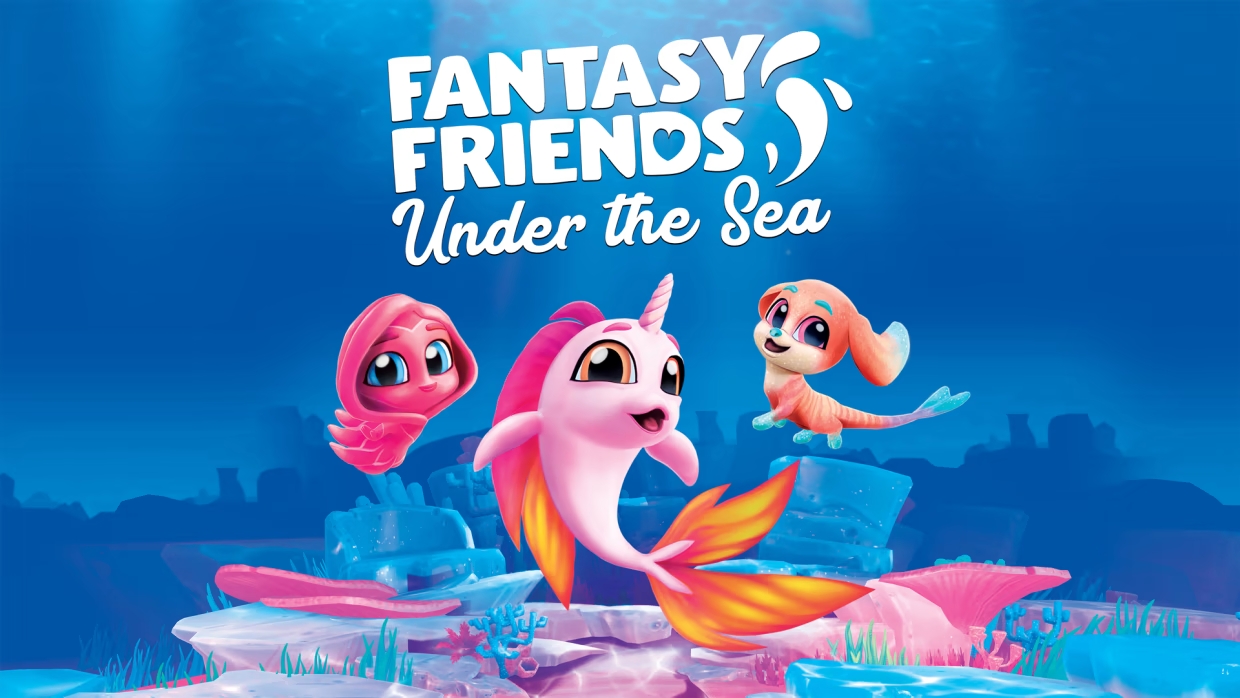 Fantasy Friends: Under The Sea title screen for Nintendo Switch