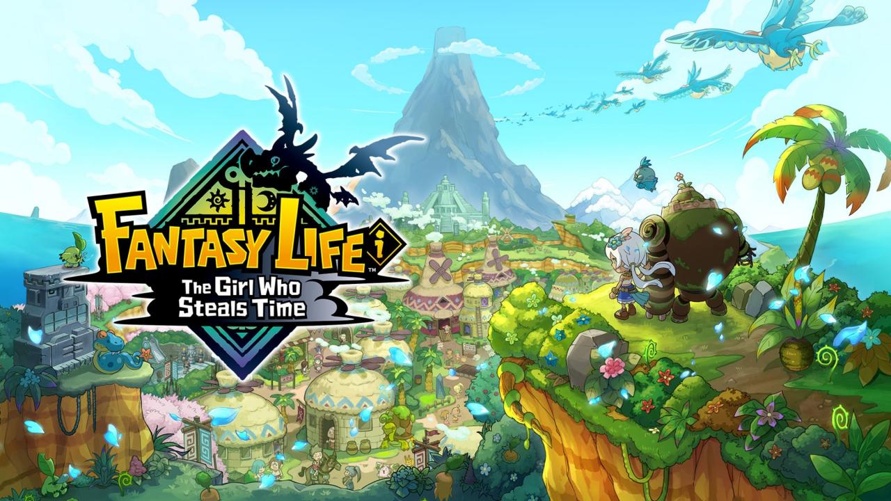 Fantasy Life I: The Girl Who Steals Time title screen for Nintendo Switch