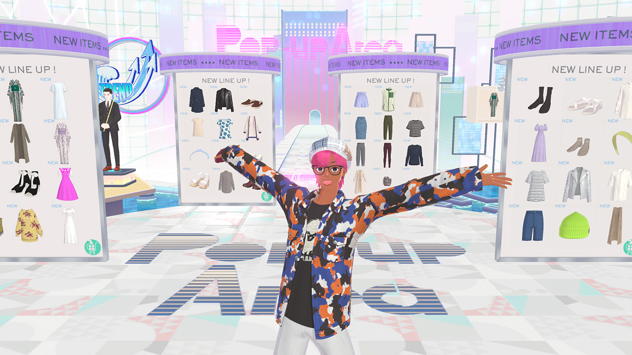 Fashion Dreamer title screen for Nintendo Switch