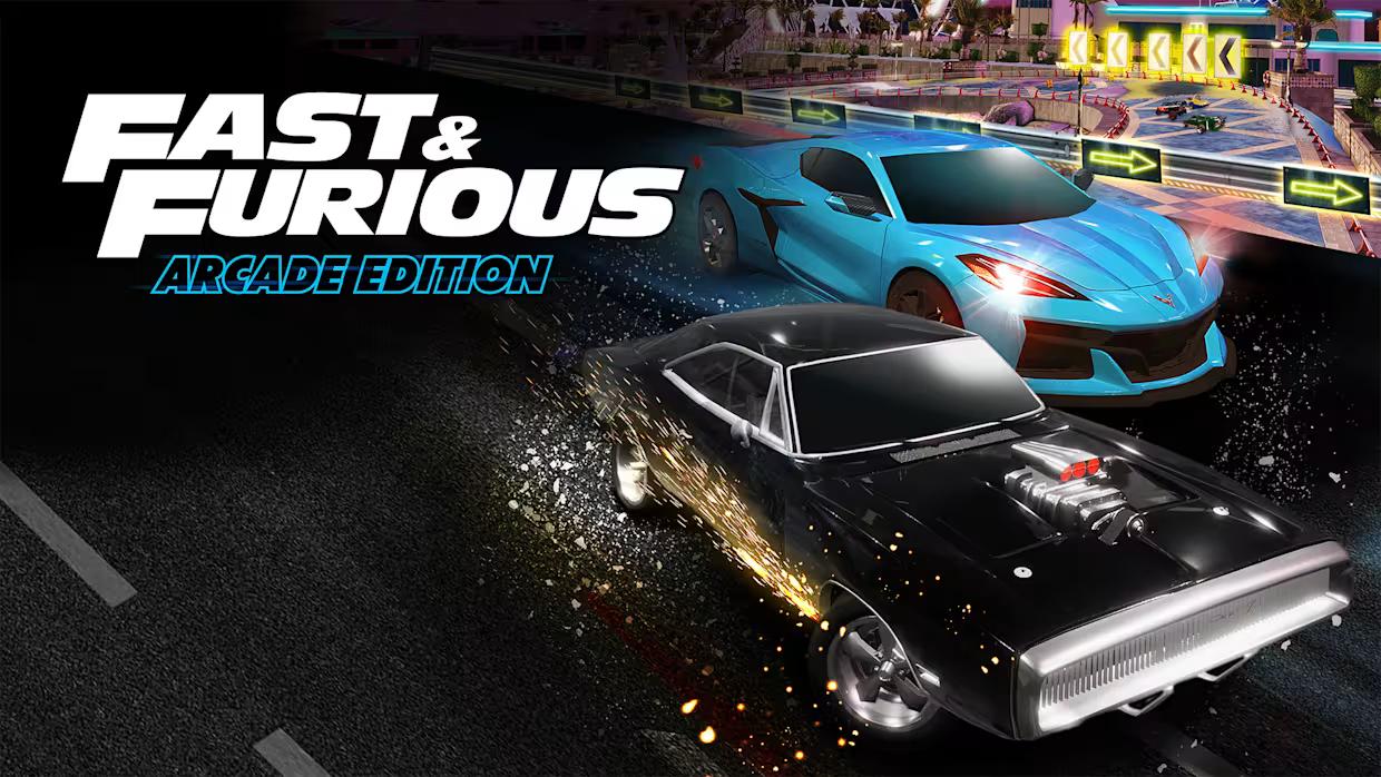 Fast & Furious: Arcade Edition title screen for Nintendo Switch