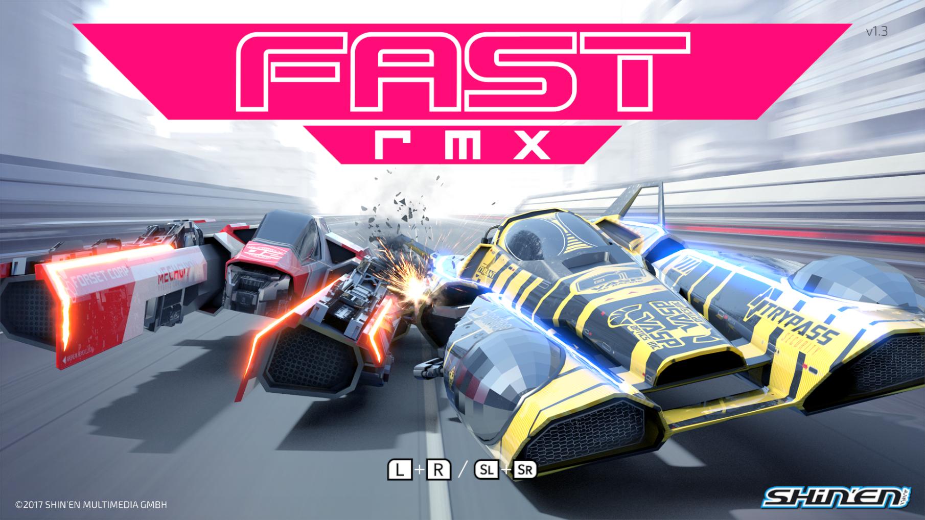 Fast RMX title screen for Nintendo Switch