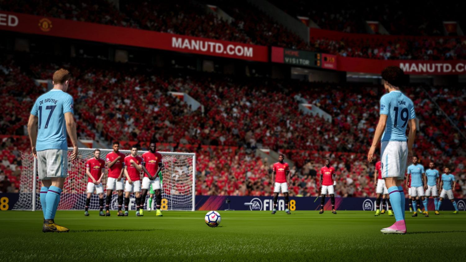 FIFA 18 title screen for Nintendo Switch