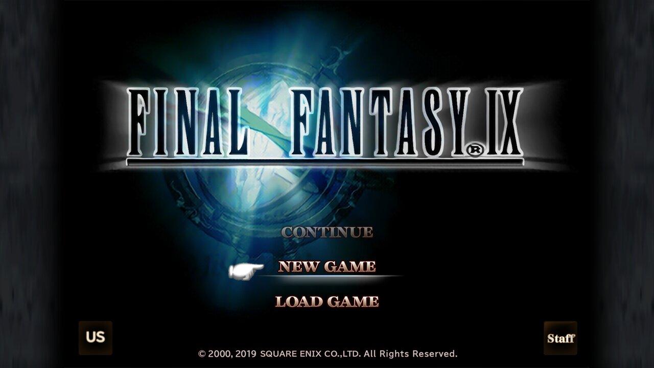 Final Fantasy IX [Code In Box] title screen for Nintendo Switch