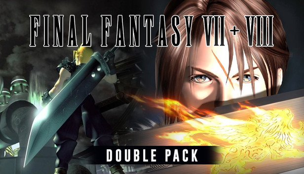Final Fantasy VII & Final Fantasy VIII Remastered Twin Pack title screen for Nintendo Switch