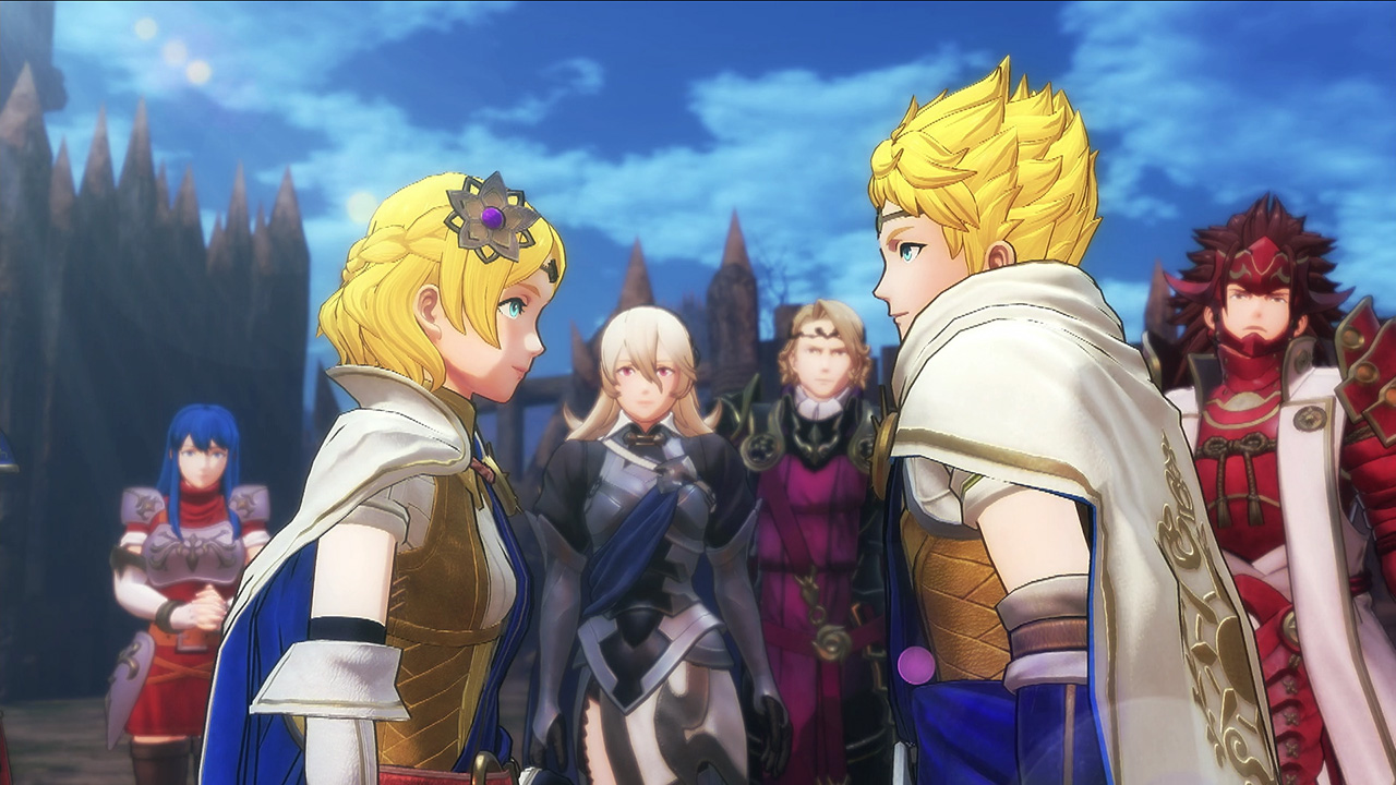 Fire Emblem Warriors [Special Edition] title screen for Nintendo Switch