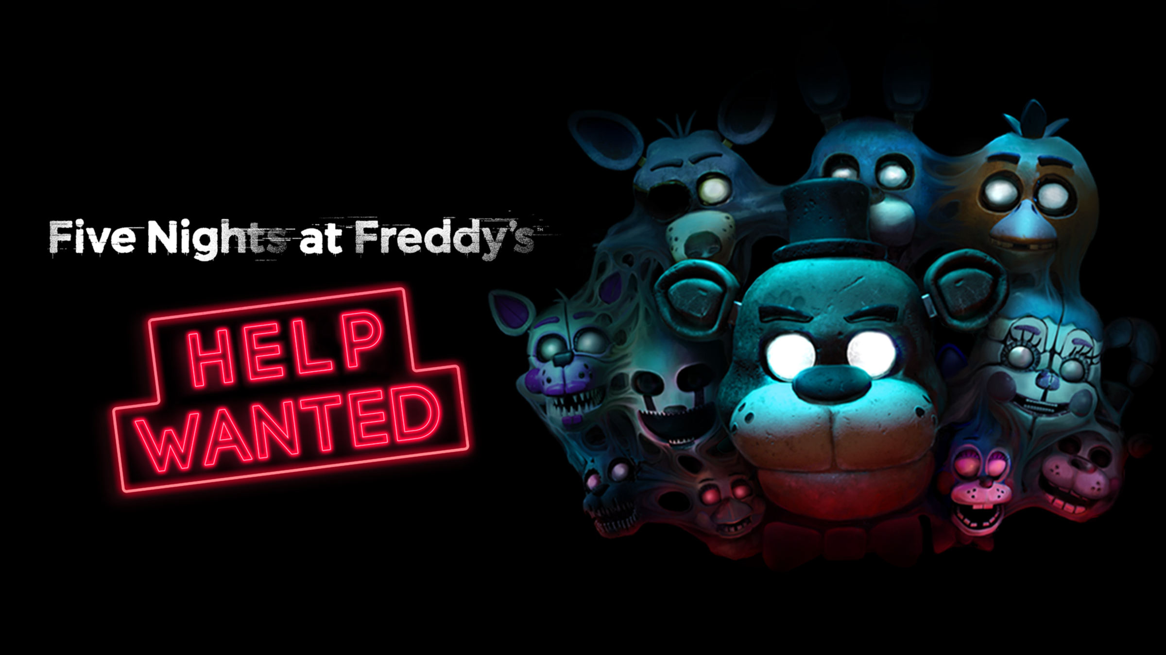 Five Nights at Freddy's: Help Wanted title screen for Nintendo Switch