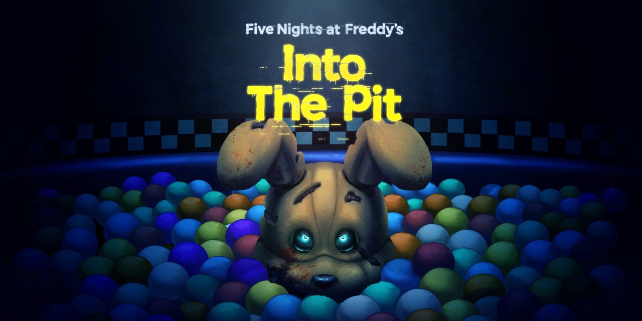 Five Nights At Freddy's: Into The Pit title screen for Nintendo Switch