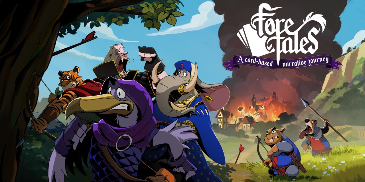 Foretales title screen for Nintendo Switch