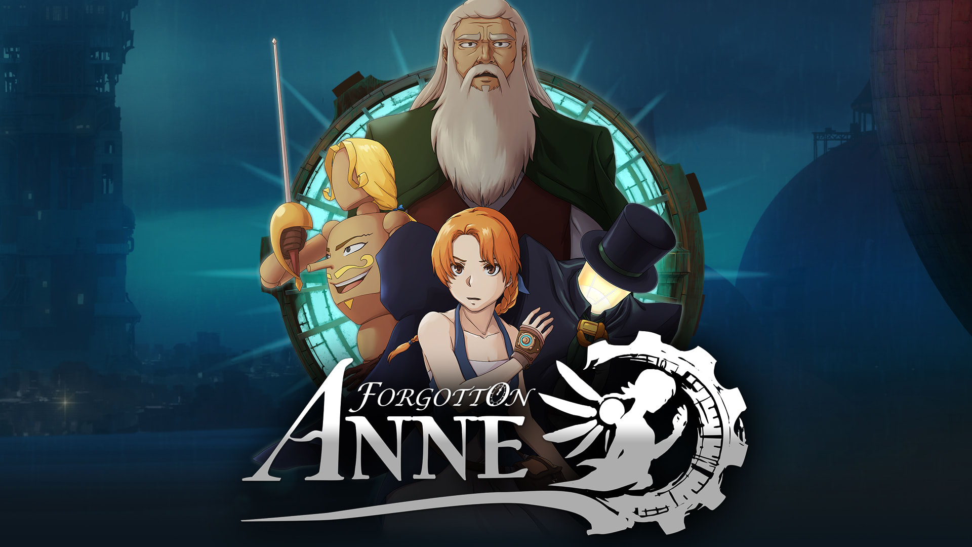 Forgotton Anne [Collector's Edition] title screen for Nintendo Switch