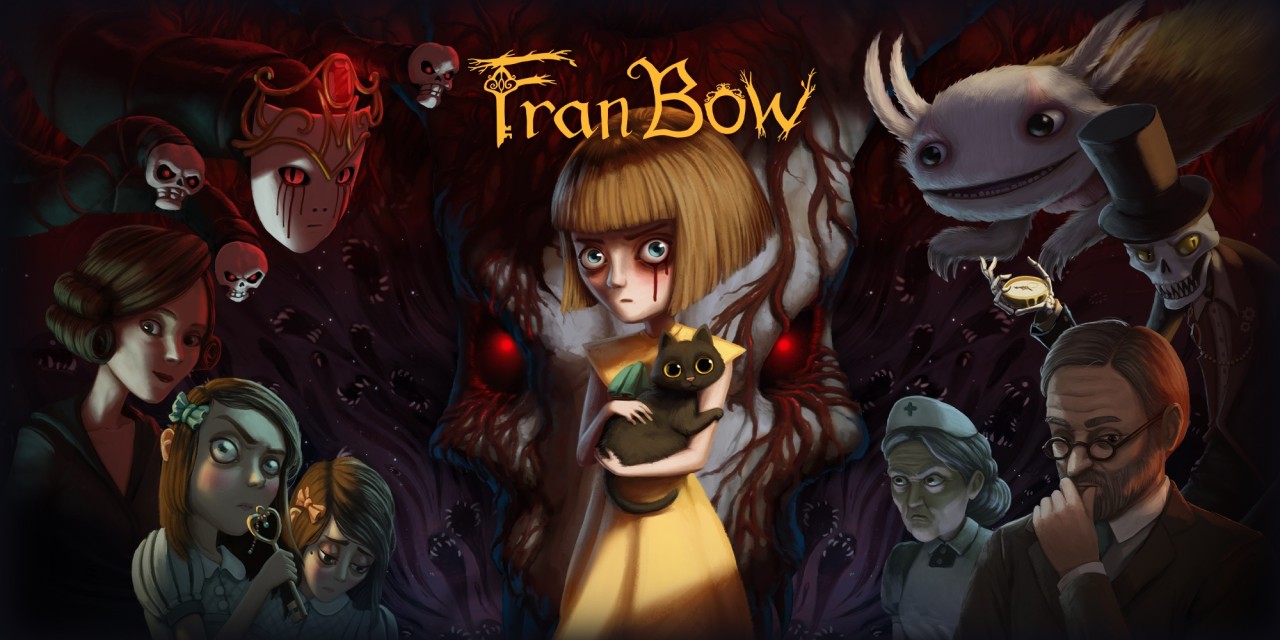 Fran Bow title screen for Nintendo Switch