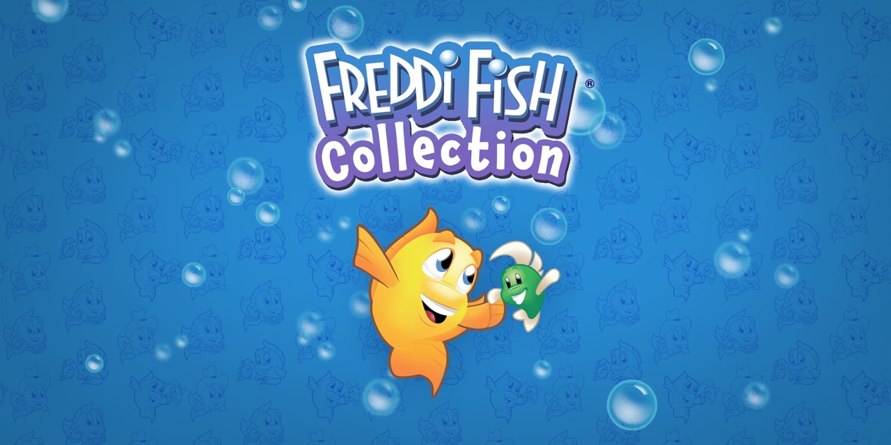 Freddi Fish Collection title screen for Nintendo Switch