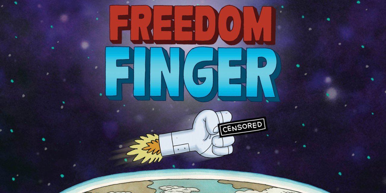 Freedom Finger title screen for Nintendo Switch