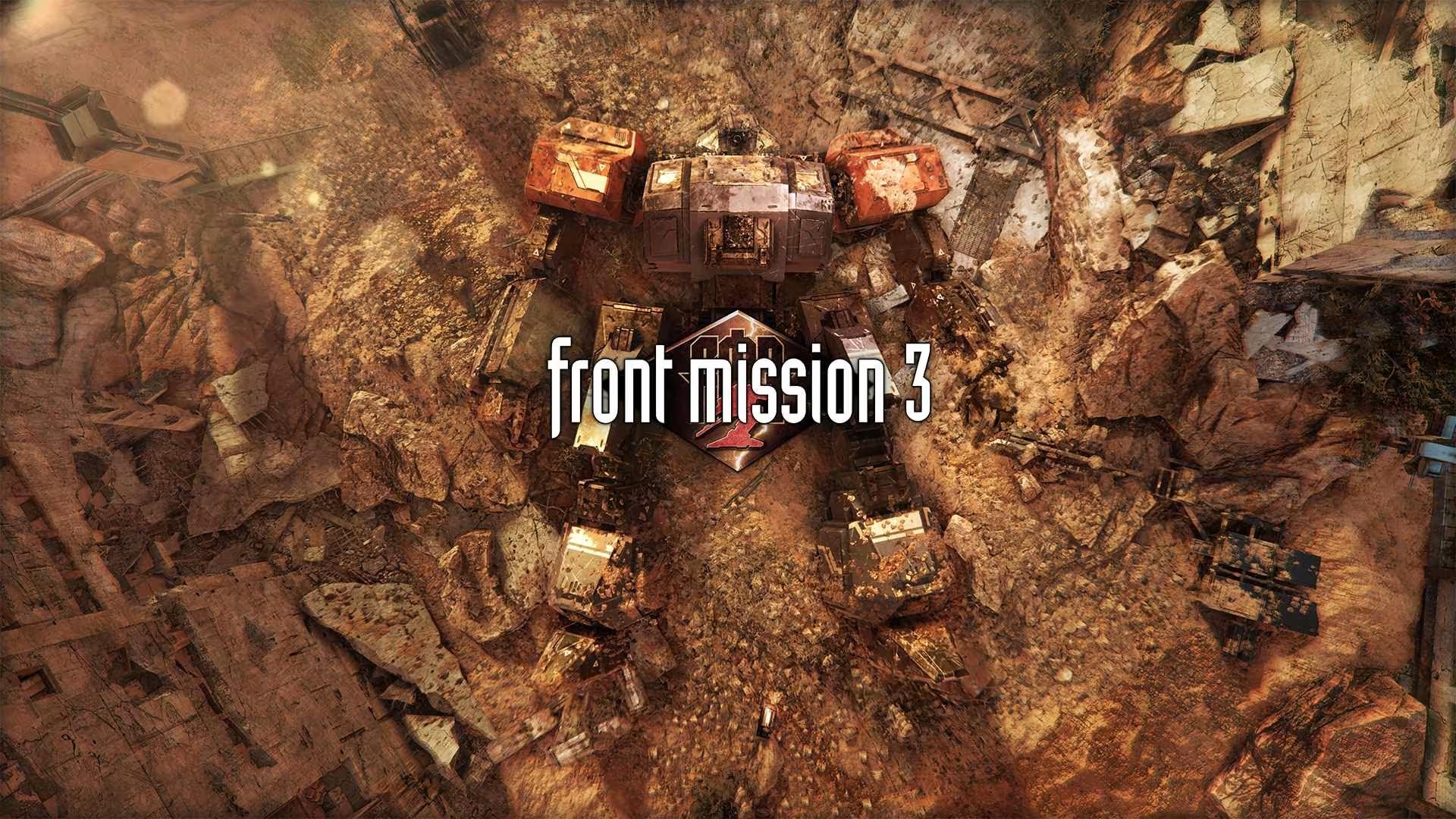 Front Mission 3 Remake title screen for Nintendo Switch