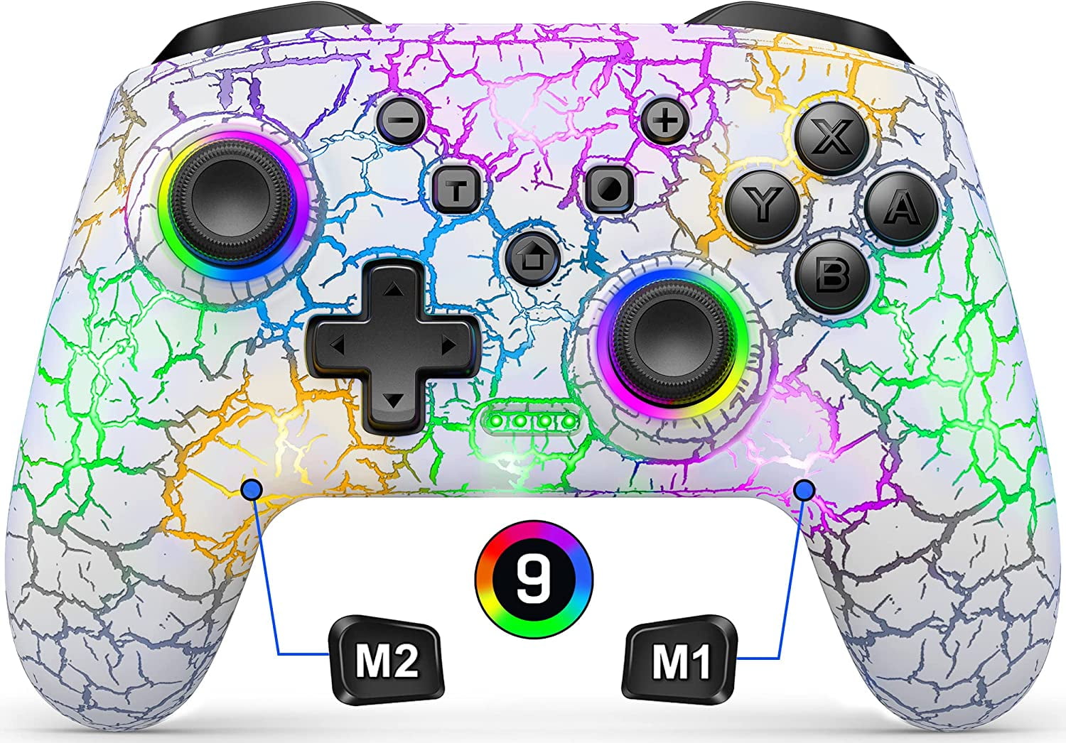 FUSHION Arcade Stick Wireless Controller title screen for Nintendo Switch