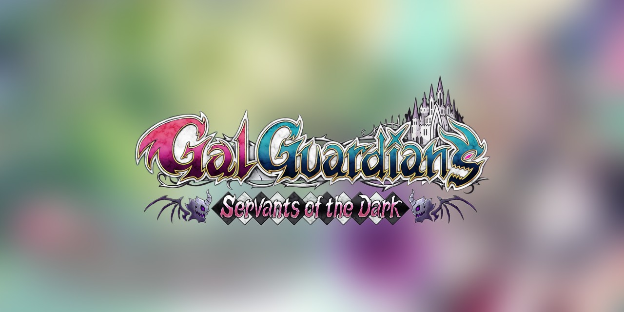 Gal Guardians: Servants Of The Dark title screen for Nintendo Switch
