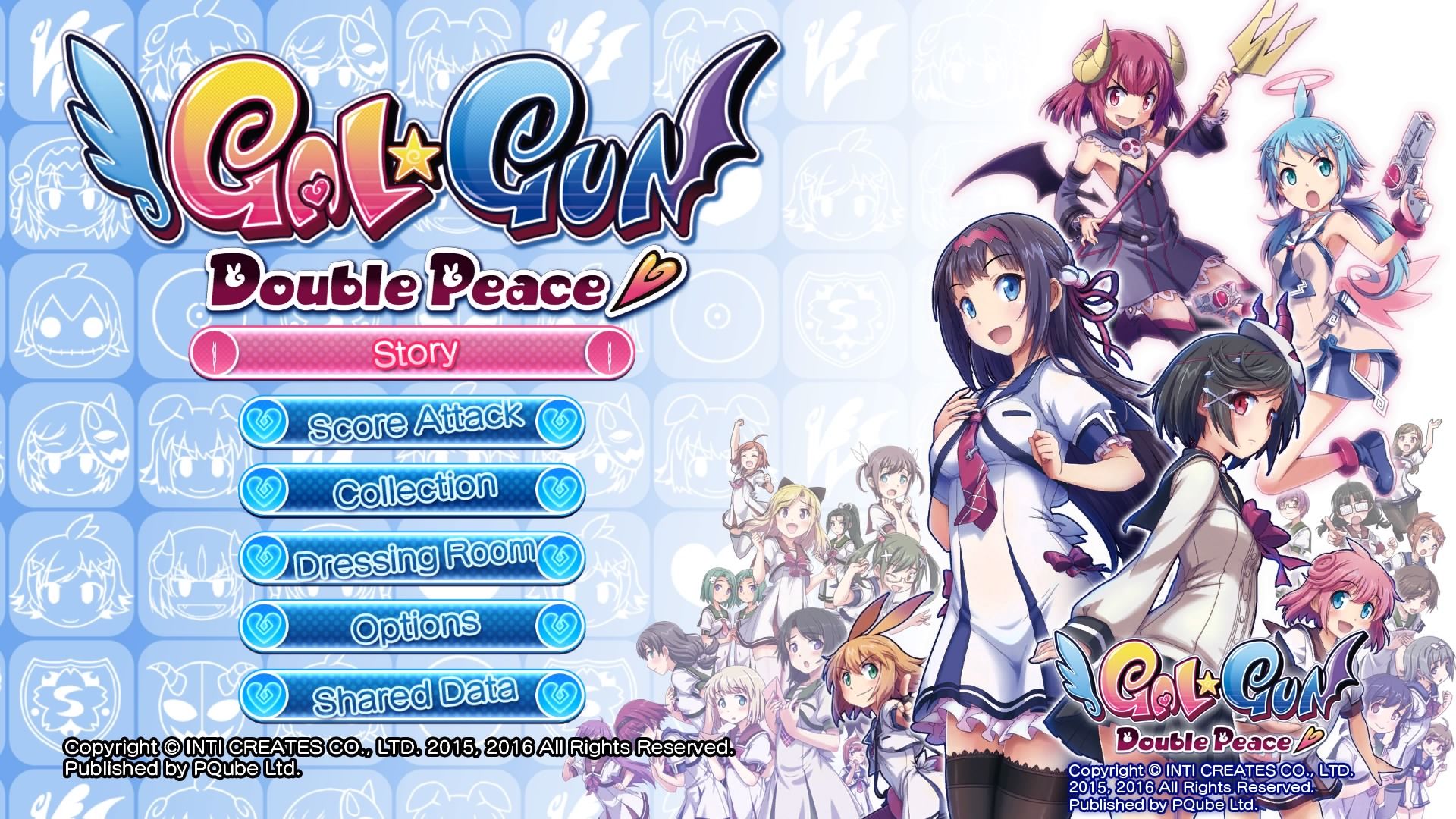 GalGun: Double Peace [Horny Trinity Edition] title screen for Nintendo Switch