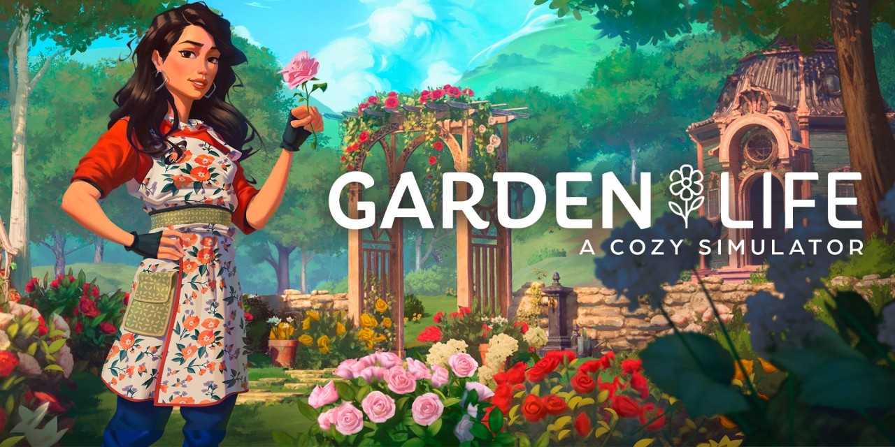 Garden Life: A Cozy Simulator title screen for Nintendo Switch