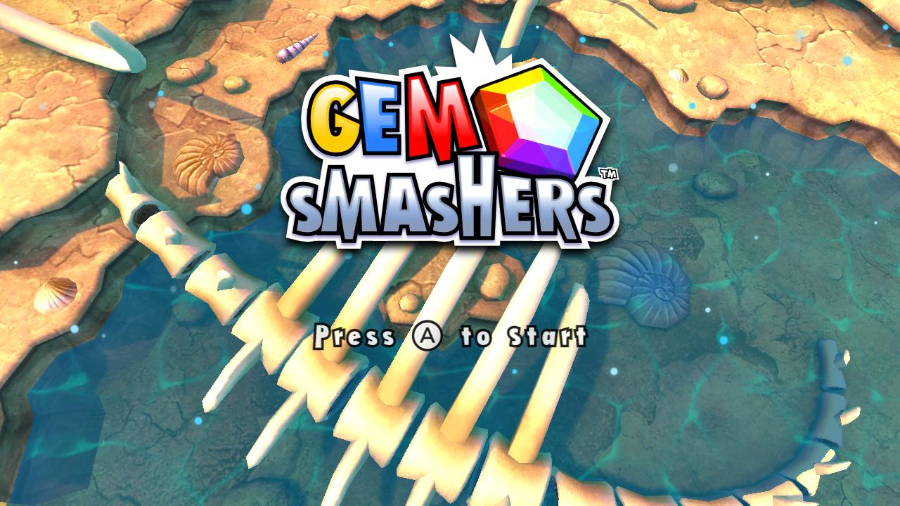 Gem Smashers title screen for Nintendo Switch