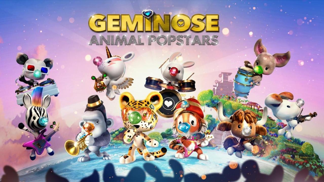 Geminose: Animal Popstars title screen for Nintendo Switch