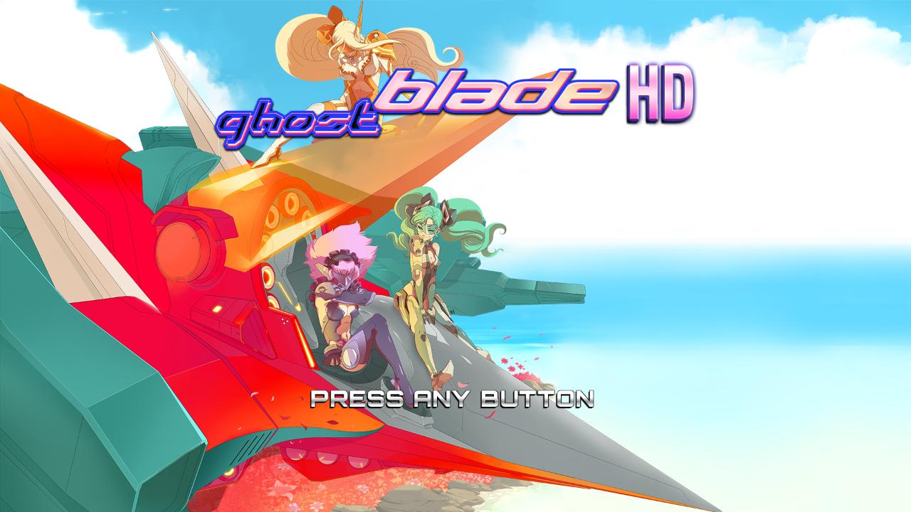 Ghost Blade HD title screen for Nintendo Switch