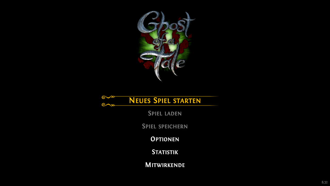 Ghost of a Tale title screen for Nintendo Switch