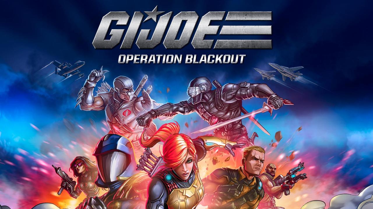G.I. Joe: Operation Blackout title screen for Nintendo Switch