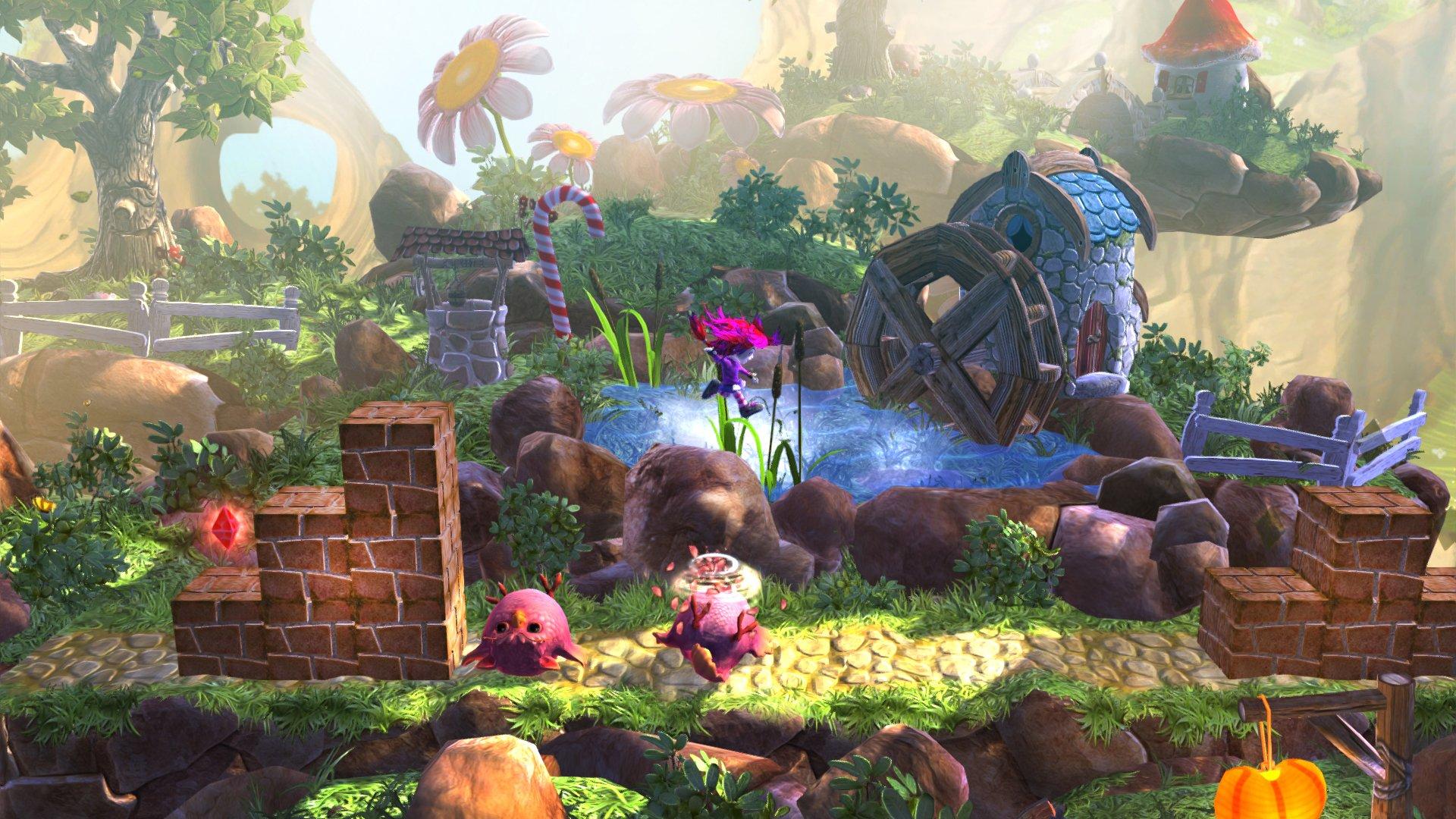 Giana Sisters: Twisted Dreams title screen for Nintendo Switch