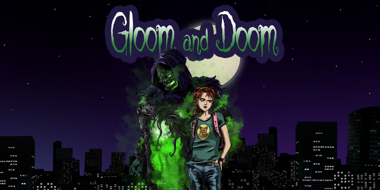 Gloom And Doom title screen for Nintendo Switch