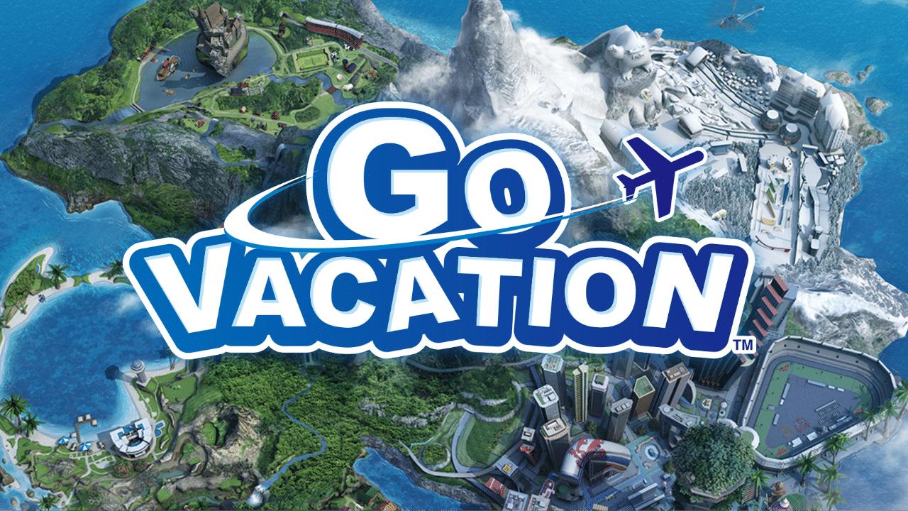 Go Vacation title screen for Nintendo Switch
