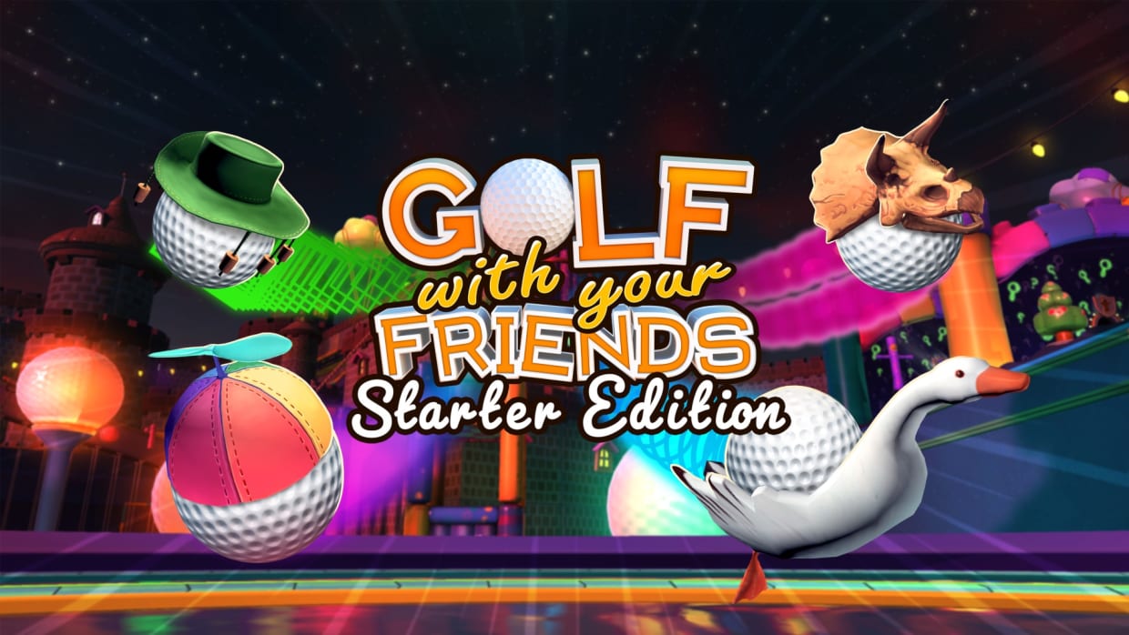 Golf With Your Friends title screen for Nintendo Switch