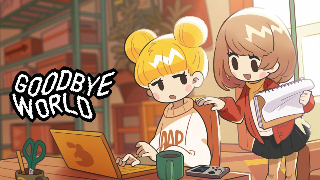 Goodbye World title screen for Nintendo Switch