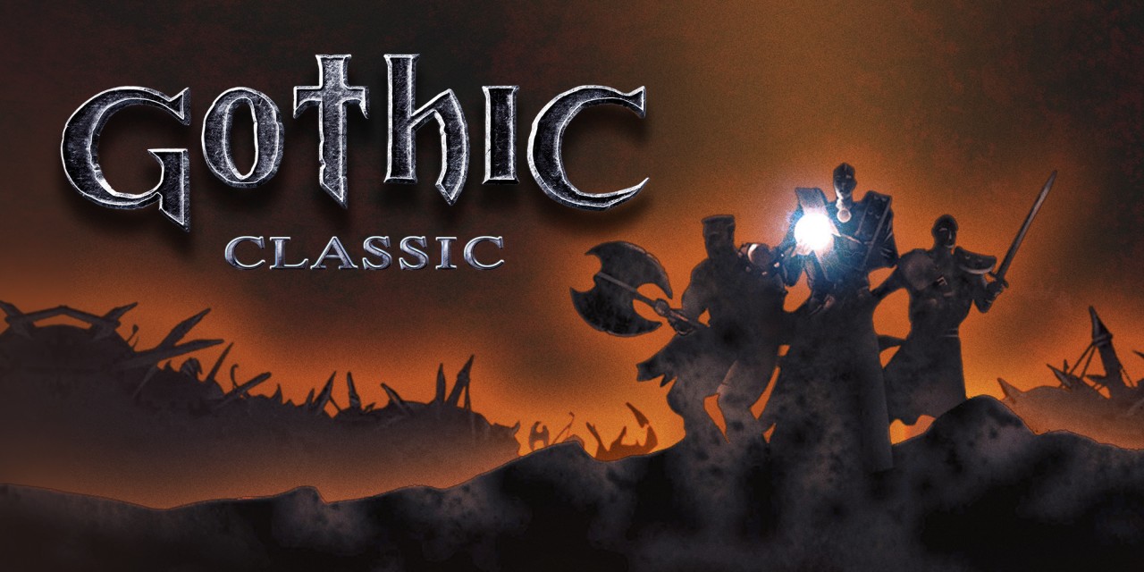 Gothic: Classic Khorinis Saga title screen for Nintendo Switch