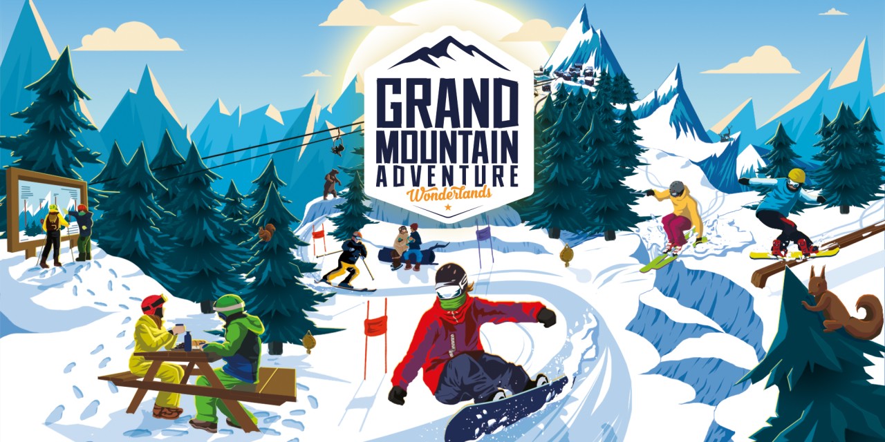 Grand Mountain Adventure Wonderlands [Limited Edition] title screen for Nintendo Switch