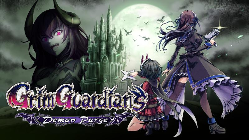 Grim Guardians: Demon Purge title screen for Nintendo Switch