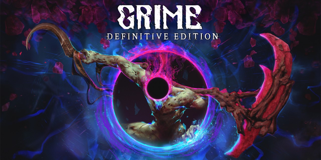 GRIME Definitive Edition title screen for Nintendo Switch