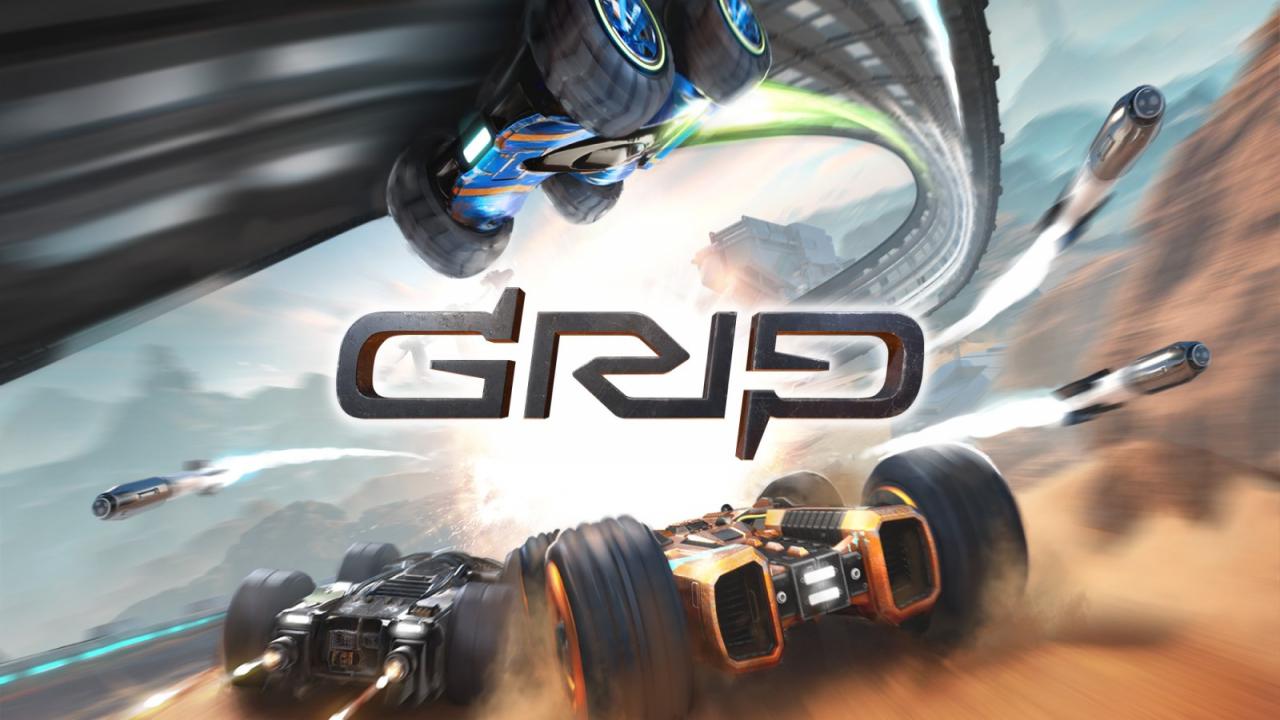 Grip: Combat Racing title screen for Nintendo Switch